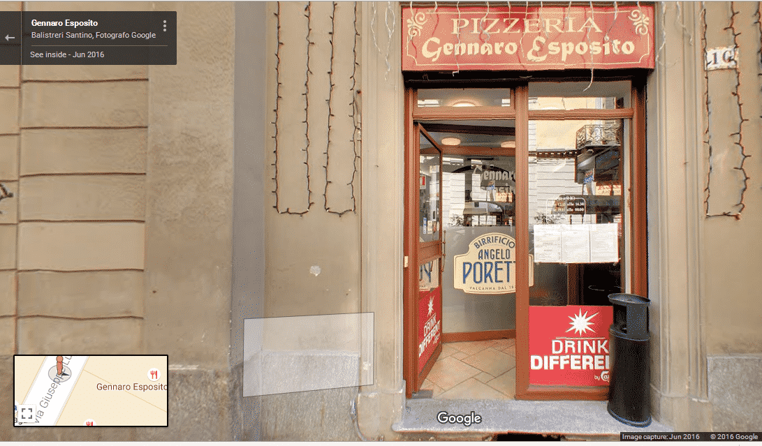 Virtual Tour Pizzeria Gennaro Esposito – ristorante e pizza napoletana