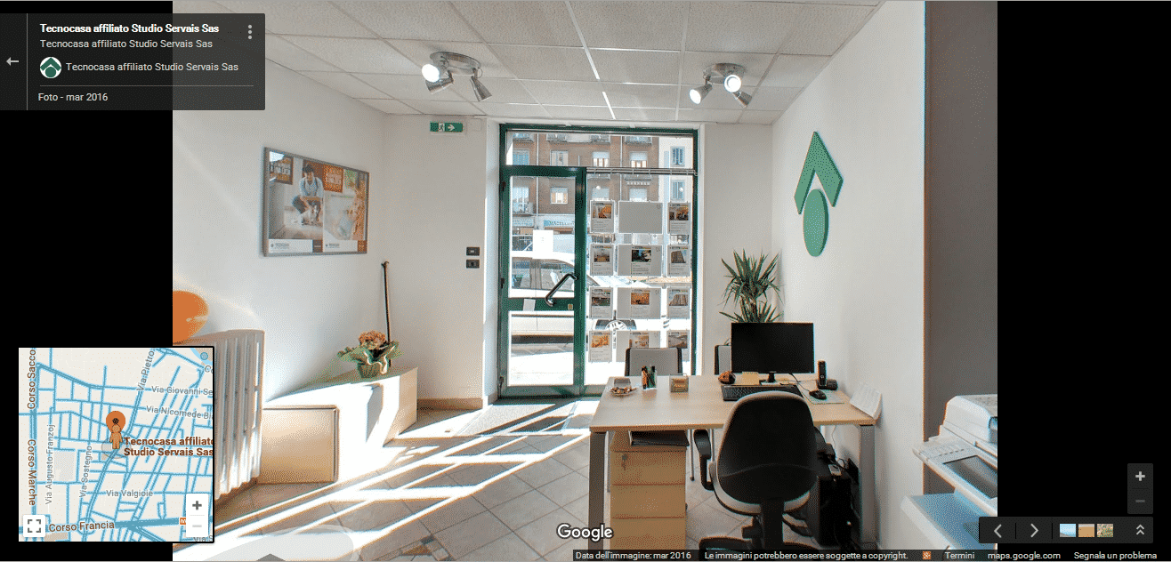 Virtual Tour Tecnocasa – affiliato Studio Servais Sas
