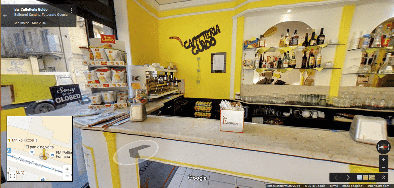 Virtual Tour Bar-Caffetteria Guido