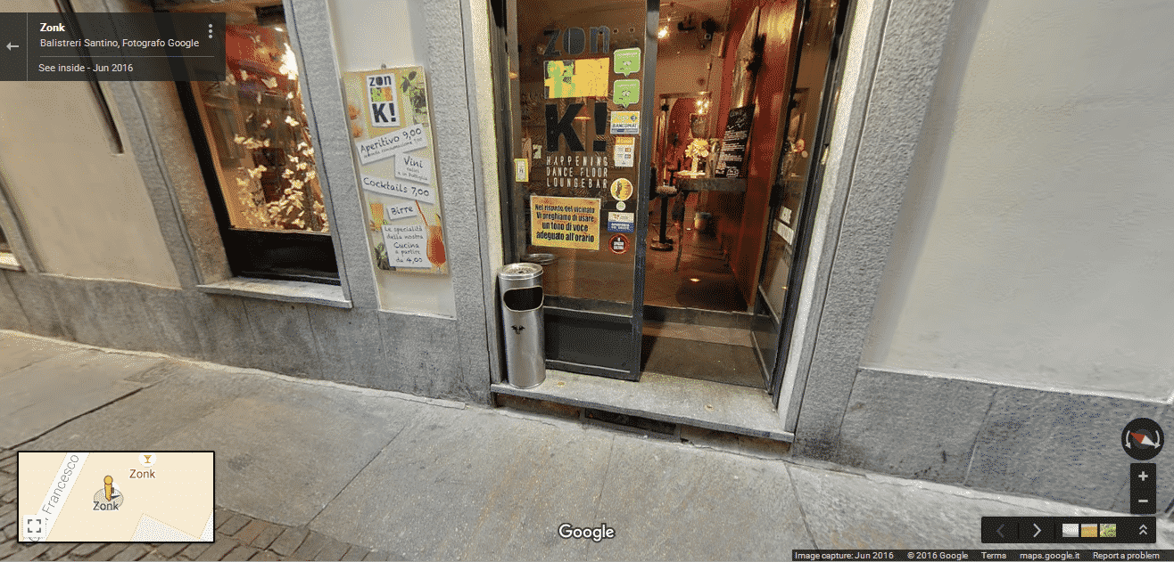 Virtual tour Zonk – Cocktails bar
