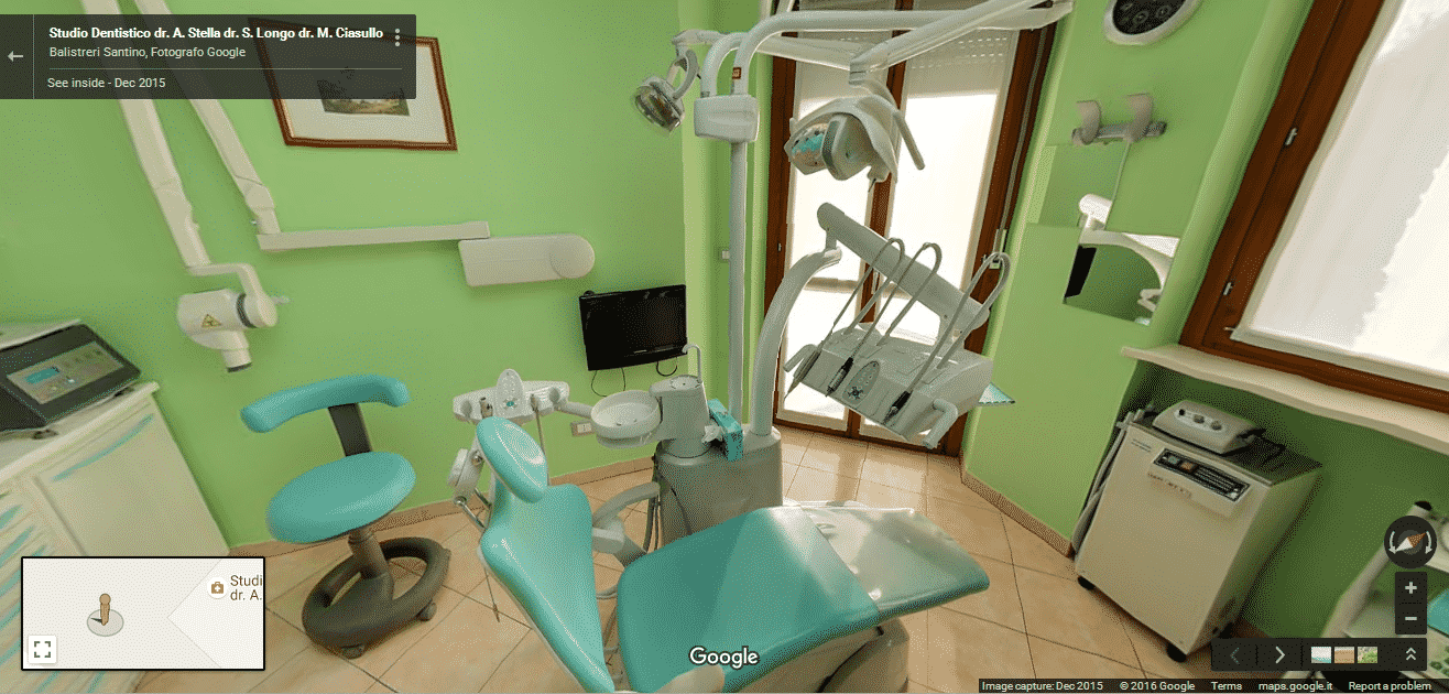 Virtual Tour Studio Dentistico SLC del Dr. A. Stella, Dr. S. Longo  e Dr. M. Ciasullo