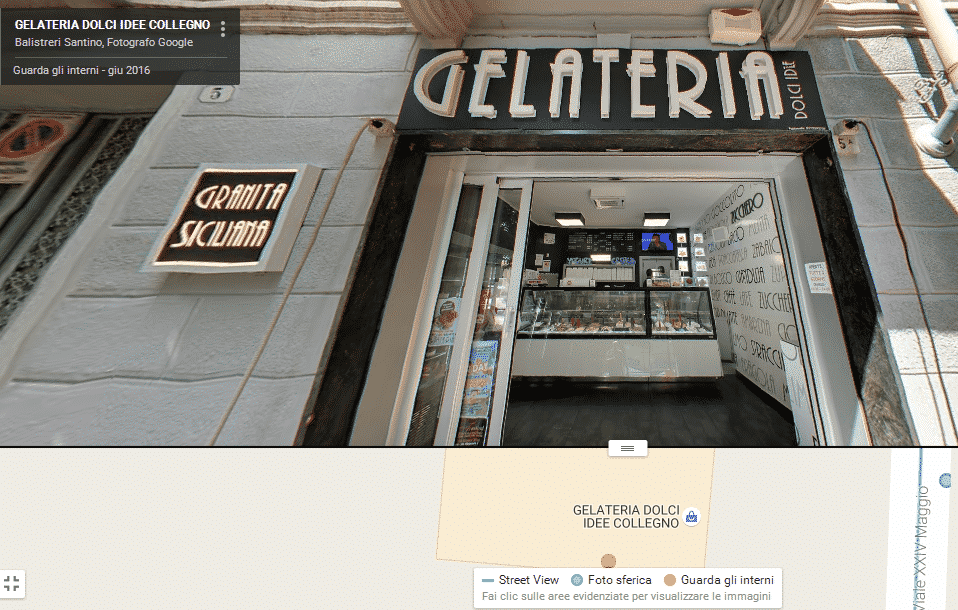 Virtual Tour Gelateria dolci idee – Collegno (To)