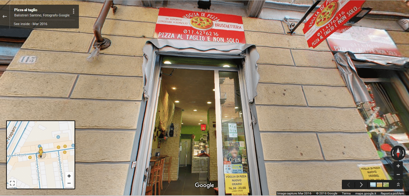 Voglia di pizza – Pizza al taglio – Virtual Tour